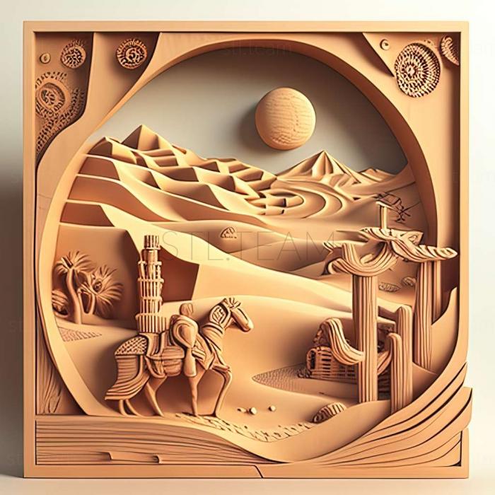 3D модель Гра Казка в пустелі 3 (STL)